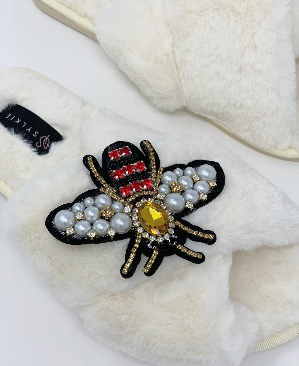 Gucci on sale bee slippers