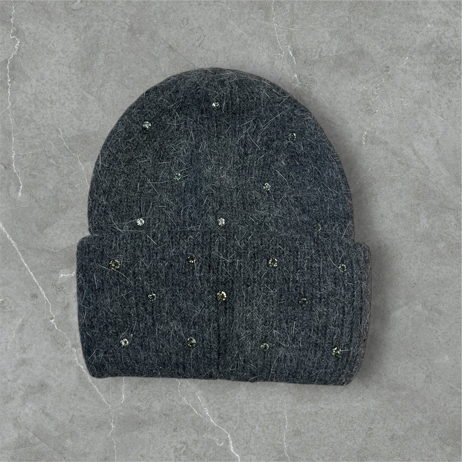 Luxe embellished beanie