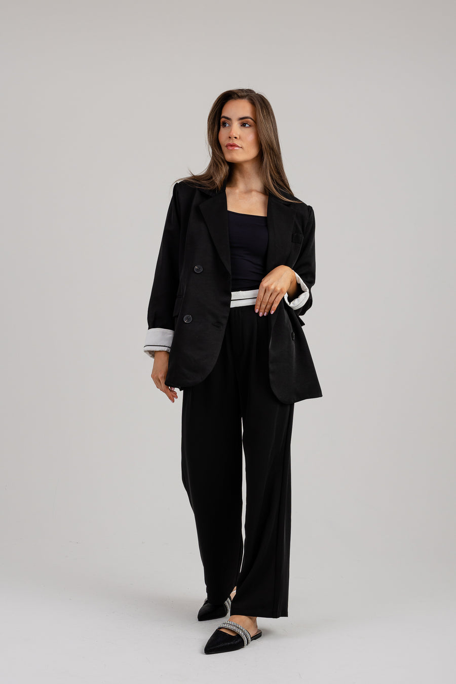 Phoebe two piece blazer set