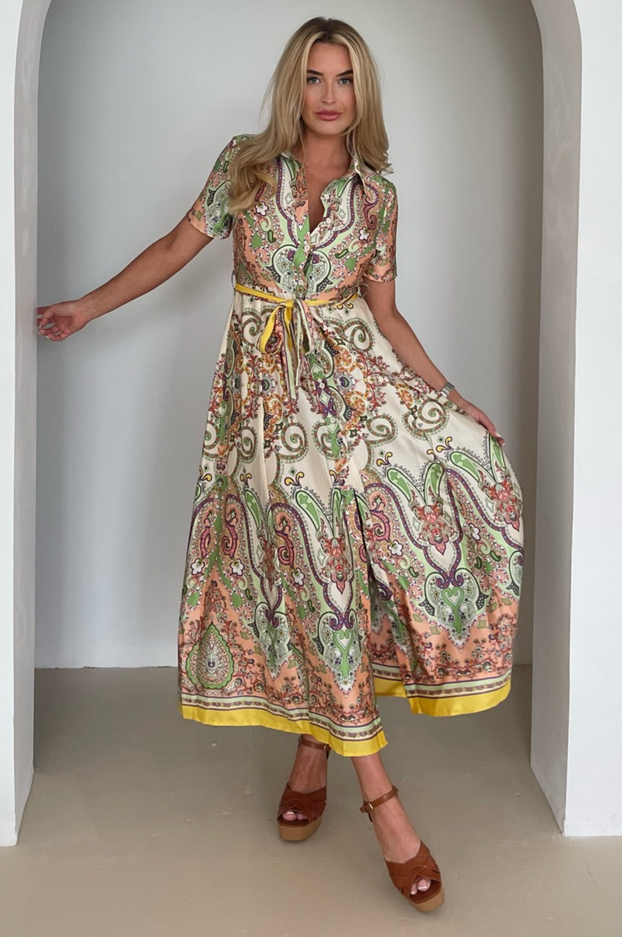 Aurora Maxi Shirt Dress