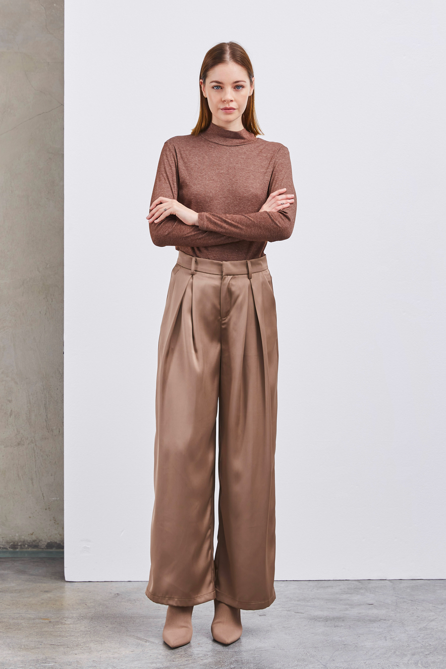 Alexis satin trousers