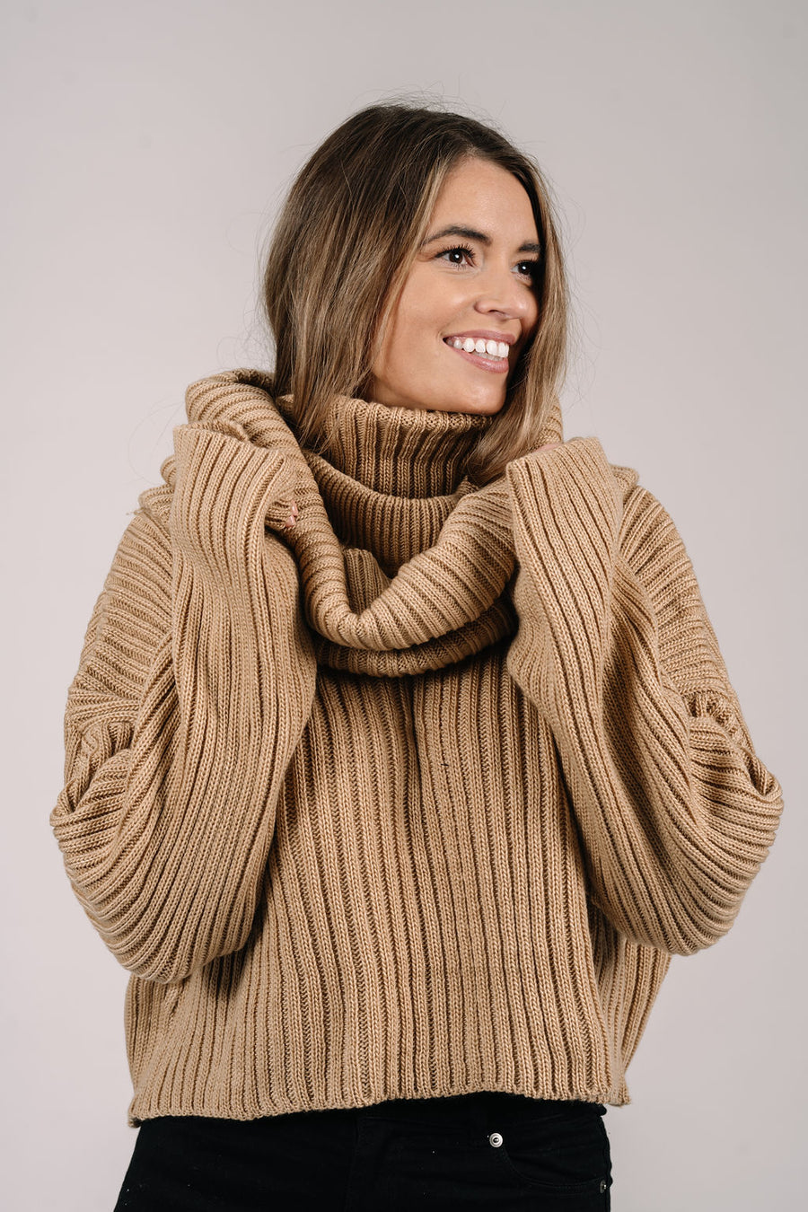 Saffron Knit Camel