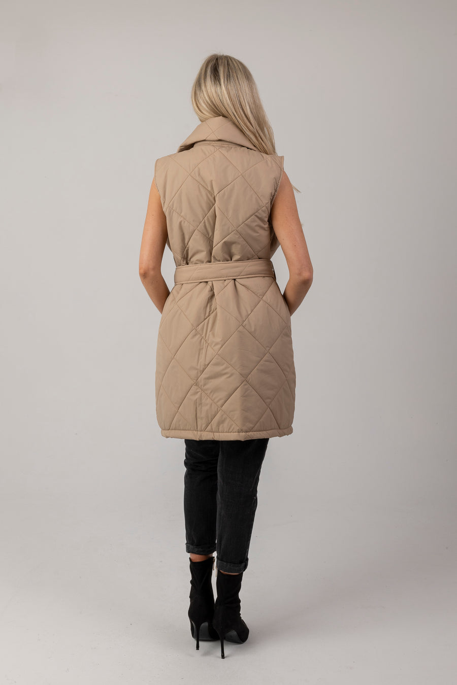 Nadia padded gilet coat