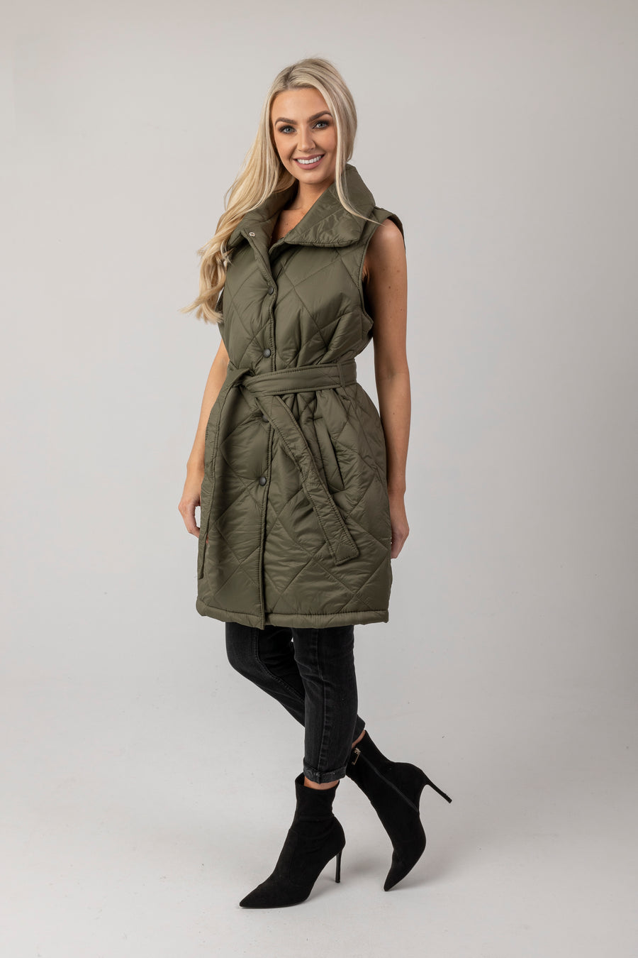 Nadia padded gilet coat