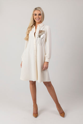 Dakota embellished shirt dress