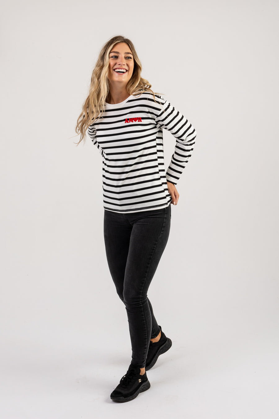 Amor stripe jumper