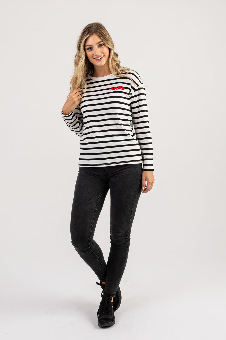 Amor stripe jumper