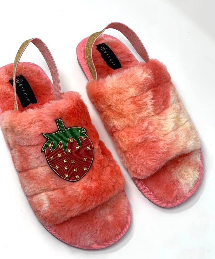 Jenny Strawberry Slipper Pink