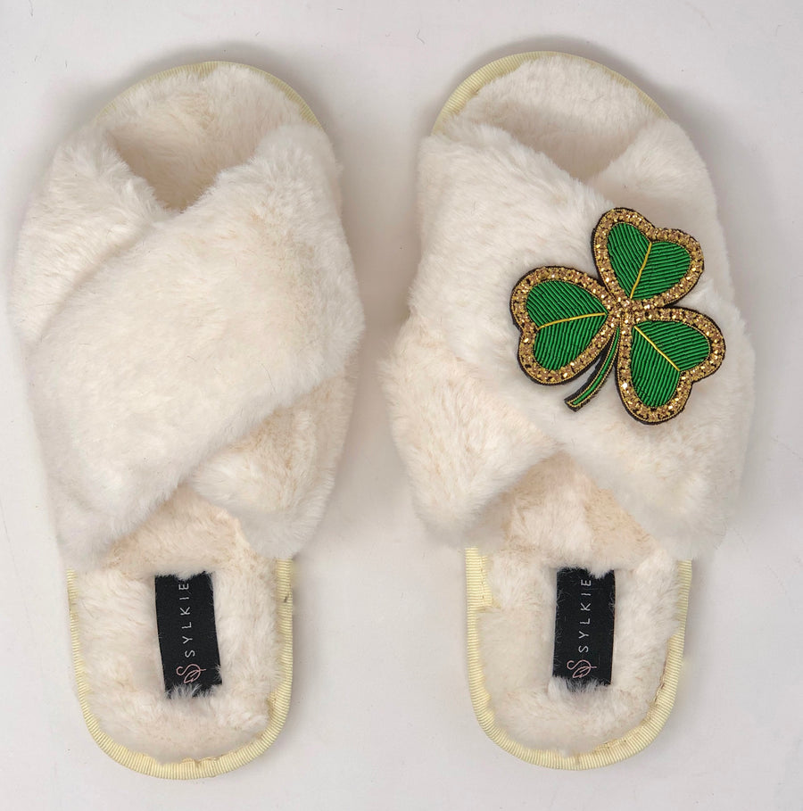 Eireann Cross Slipper Cream