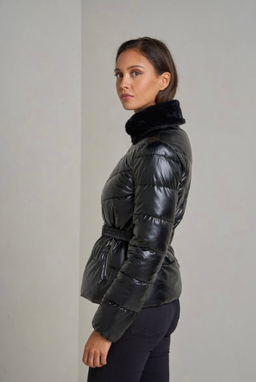 Jade padded coat