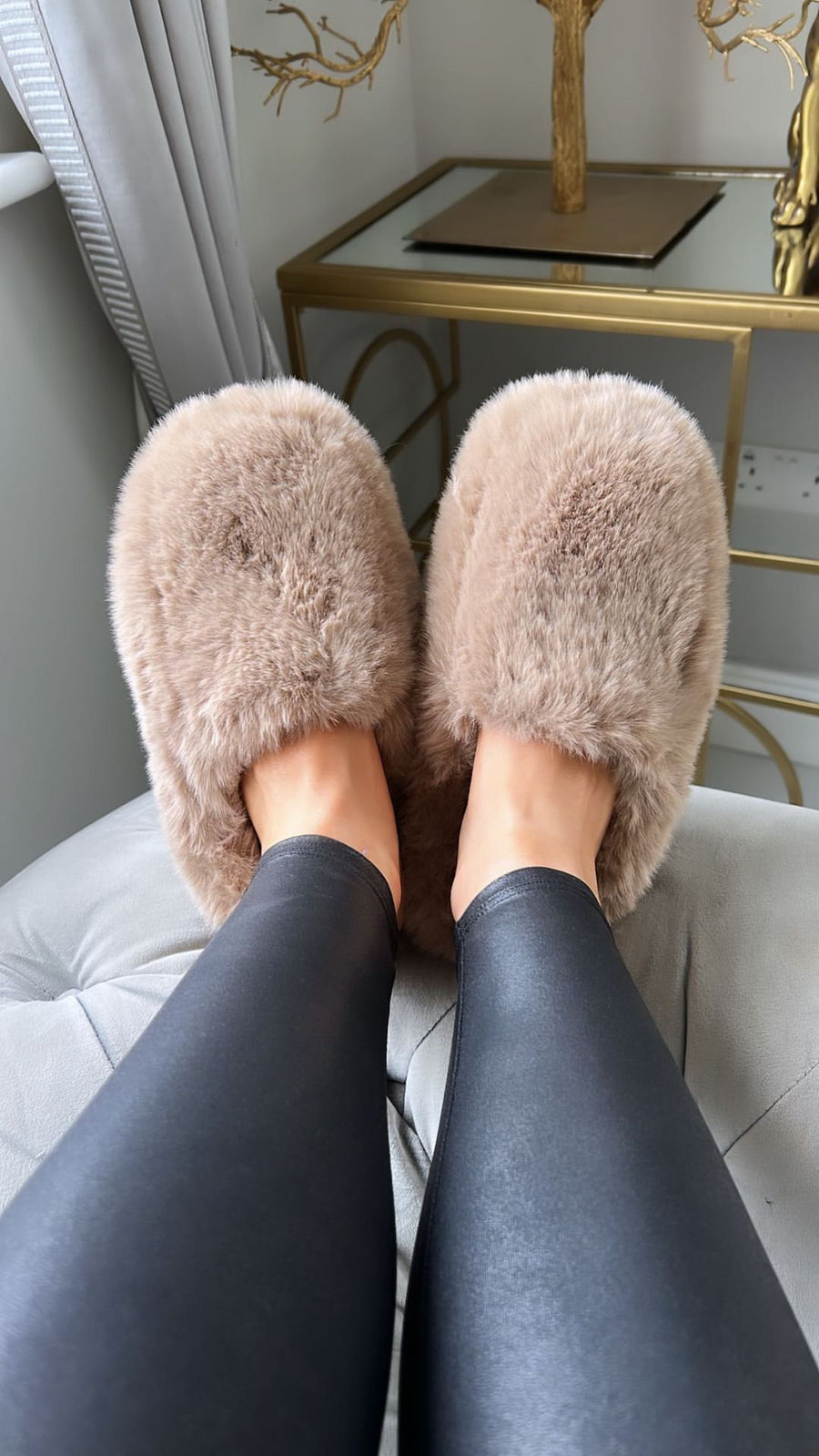 Teddy Faux Fur Slippers