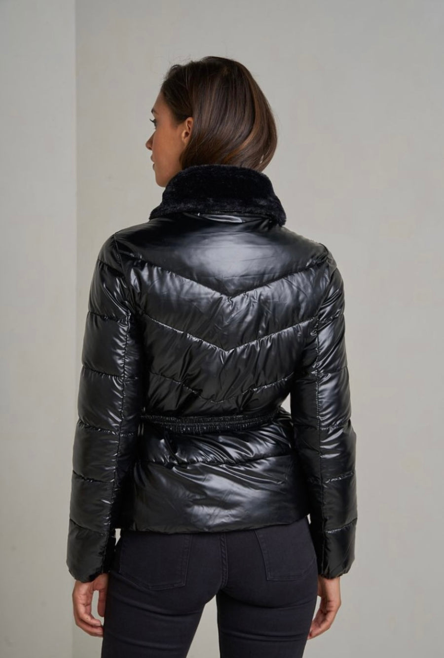 Jade padded coat