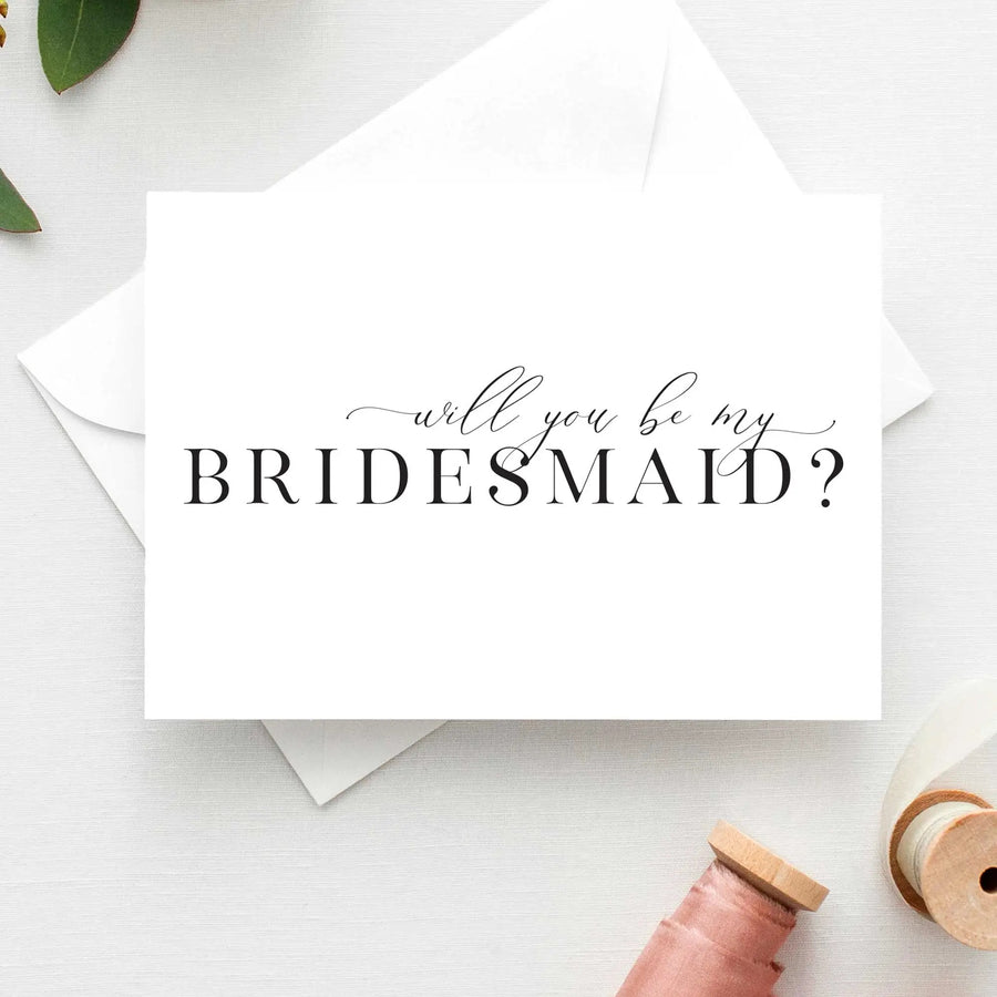 Bridesmaid Card