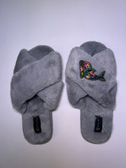 Dolphin Cross Slipper Grey